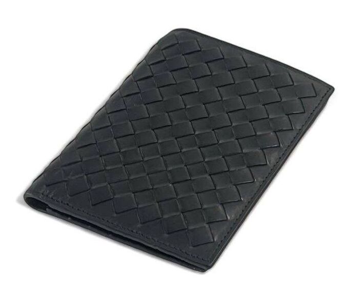 Мужской портмоне Bottega Veneta мужской кожа черный 150093