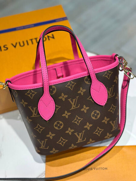 Сумка Louis Vuitton Neverfull женский канва розовый 190779-4