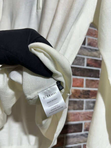 Мужское поло Kiton мужской белый 158838-6