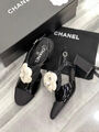 Туфли Chanel женский кожа черный 119055-2