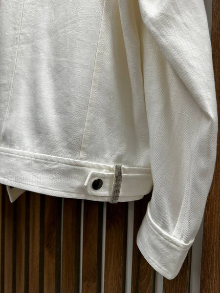 Куртка Brunello Cucinelli женский джинса белый 141799-4