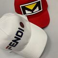 Детская кепка Fendi ткань бордовый 16570-2