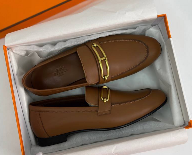 Лоферы Hermès женский кожа 40312