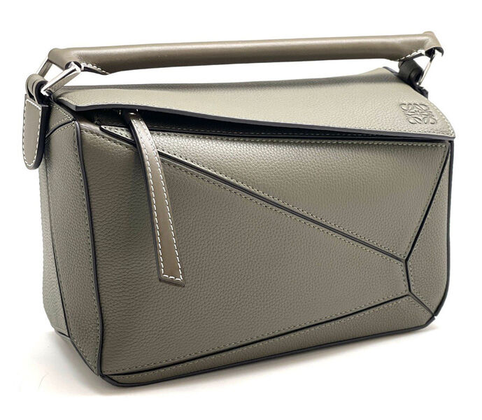 Сумка Loewe женский кожа болотный 102774-4