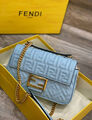 Сумка Fendi Baguette женский кожа бирюзовый 141994-2
