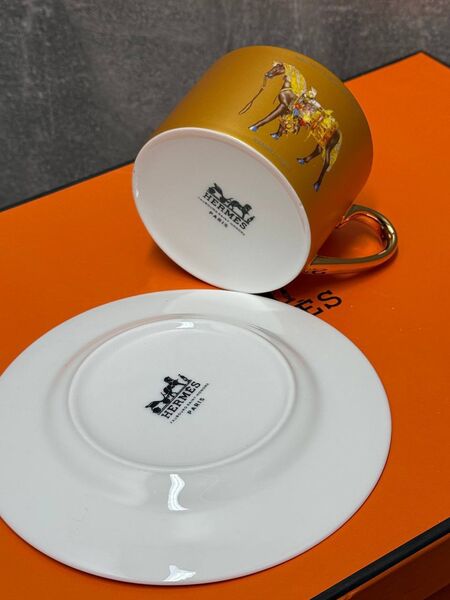 Чайный сервиз Hermes фарфор золотой i4617893-1-7