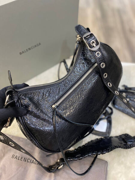 Сумка Balenciaga женский кожа черный 97051-3
