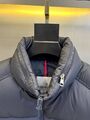 Мужской пуховик Moncler Solayan Hooded мужской синий n3029816-1-6