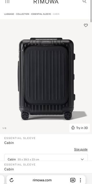 Чемодан Rimowa женский полиуретан черный 173928-2
