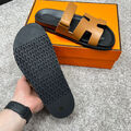Мужские шлепки Hermès мужской кожа 115602-4