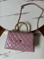 Сумка Chanel женский кожа розовый 157329-5