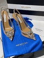 Босоножки Aquazzura женский графитовый 11689-4