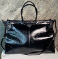 Дорожная сумка Prada мужской кожа черный 173613