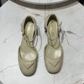 Туфли Prada женский кожа графитовый 139905-3