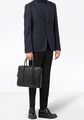 Мужской портфель Prada мужской кожа черный 42867-2