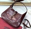 Сумка Gucci женский кожа бордовый 144858-1