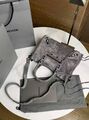 Сумка Balenciaga женский замша графитовый b9133563-1-9