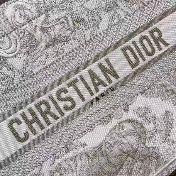 Сумка Christian Dior Book 41 женский текстиль графитовый 74159-6