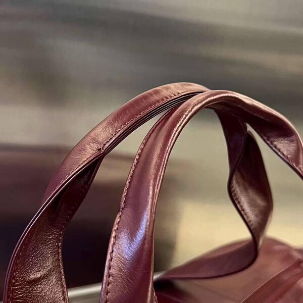 Дорожная сумка Bottega Veneta мужской кожа бордовый 120673-4