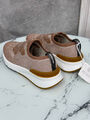Мужские кроссовки Brunello Cucinelli мужской текстиль бежевый 146623-4