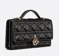 Сумка Christian Dior женский кожа черный 121513-2