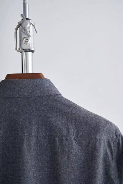 Мужская рубашка Zegna мужской графитовый 133340-5