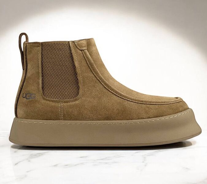 Мужские угги Ugg Mens Chelsea мужской замша бежевый 163639