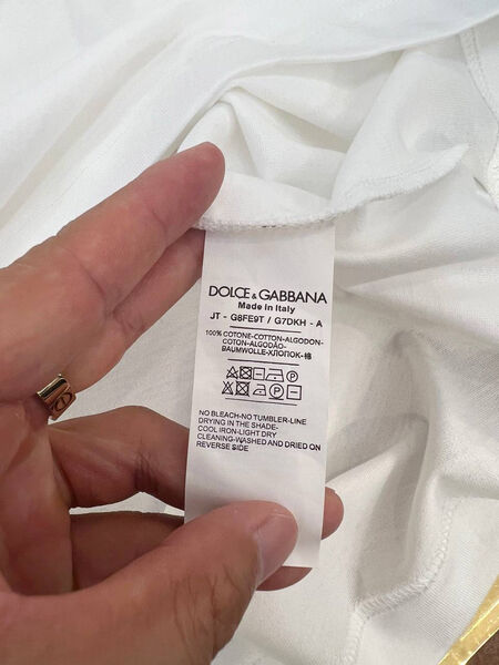 Мужская футболка Dolce & Gabbana мужской белый 192764-5