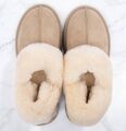 Угги Ugg Slippers Disquette женский замша бежевый 163206-1