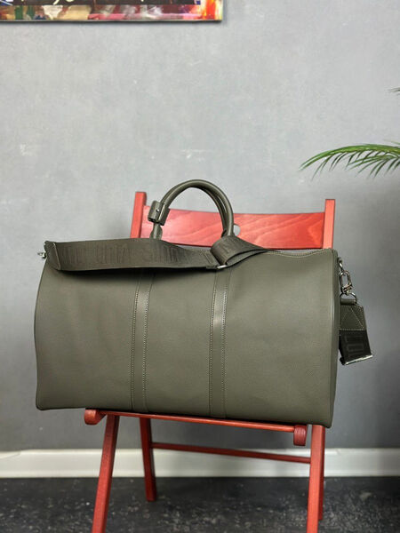 Дорожная сумка Louis Vuitton мужской кожа болотный 121334-3