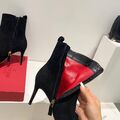 Ботильоны Valentino женский замша черный 13343-4