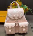 Рюкзак Louis Vuitton женский кожа светло-розовый 174080