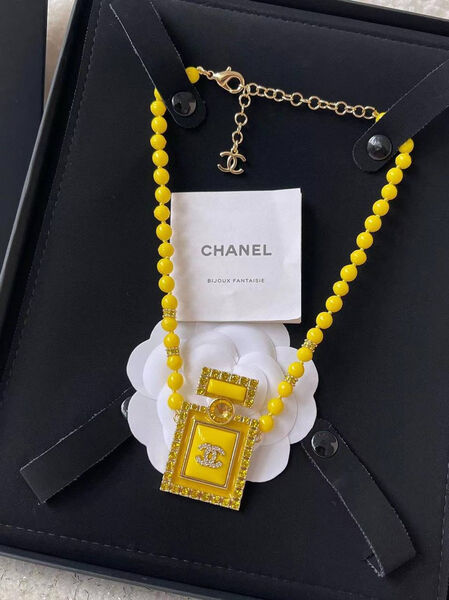 Колье Chanel горчичный 158259-3