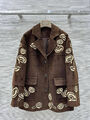 Куртка Ermanno Scervino женский замша бежевый 197895-7