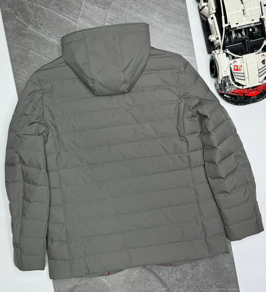 Мужской пуховик Kiton мужской графитовый 165332-2