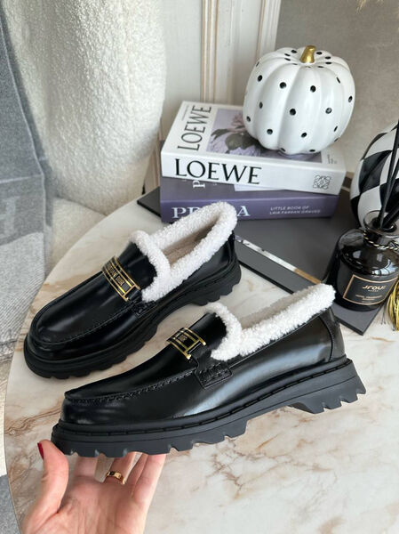 Дерби Christian Dior женский кожа черный 92519-2