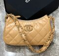 Сумка Chanel женский кожа бежевый 129080-1