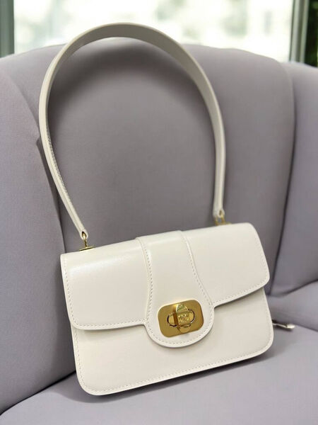 Сумка Celine Teen женский кожа swift белый 186656