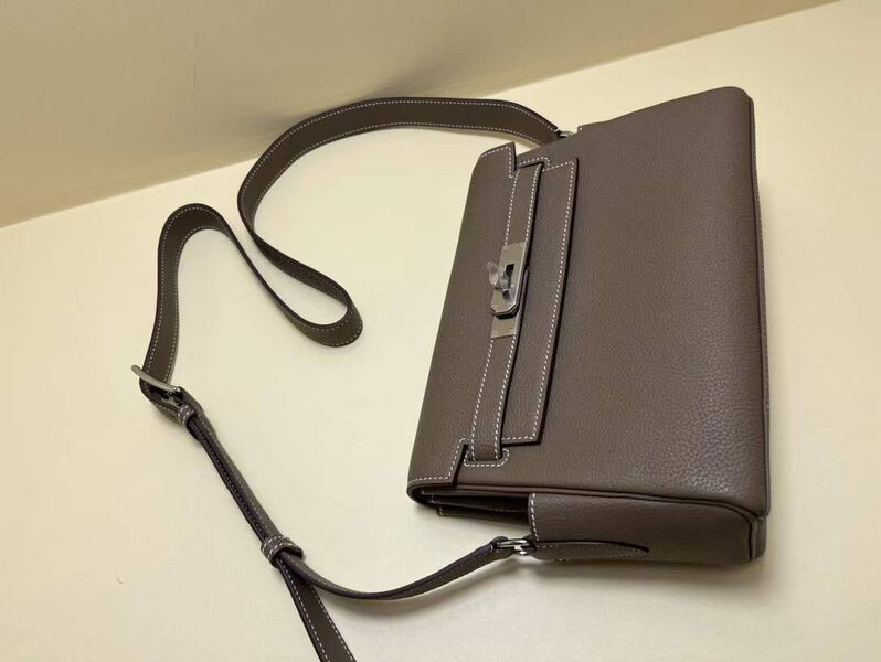 Мужская сумка мессенджер Hermès мужской кожа 142949-5