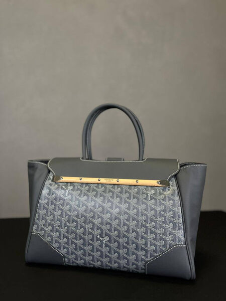 Сумка Goyard женский кожа графитовый 136213-2