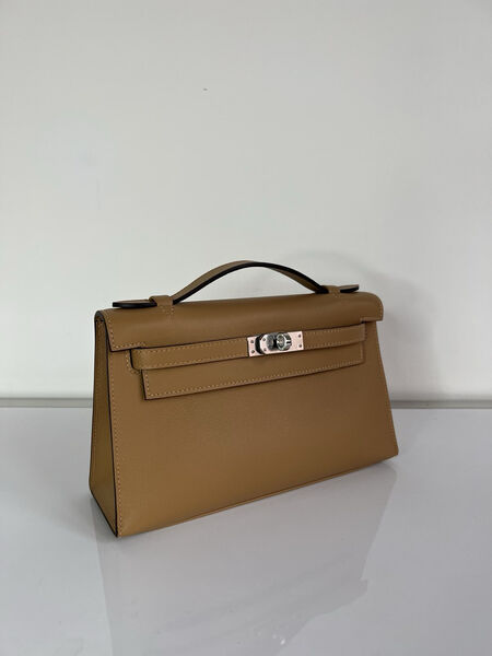 Сумка Hermèskelly 20 Pochette женский кожа 138065-2