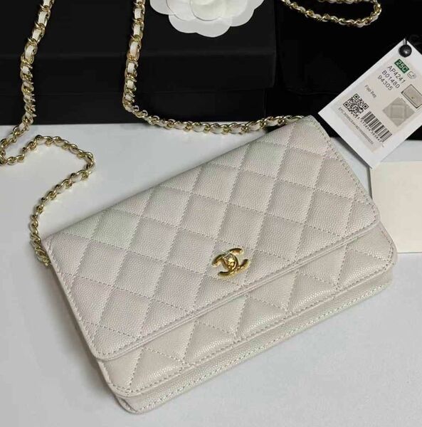 Сумка Chanel Mini женский кожа бежевый 192129
