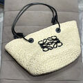 Сумка Loewe женский солома белый 117491-2