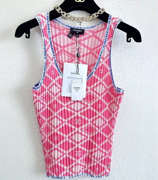 Майка Chanel женский розовый 147577