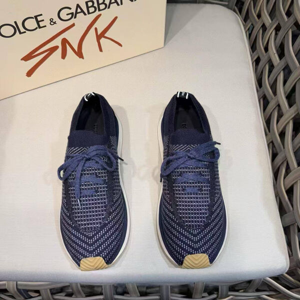Мужские кроссовки Dolce & Gabbana мужской текстиль синий 194891-2