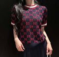 Футболка Gucci женский бордовый 148737-1