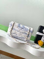 Сумка Chanel женский текстиль белый 192439-3