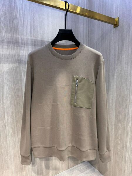 Мужской свитшот Hermès мужской бежевый 161210-2