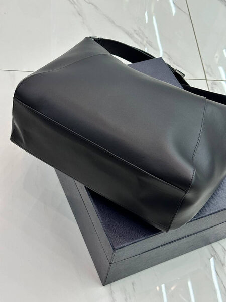 Мужская сумка мессенджер Prada мужской кожа черный 175100-4