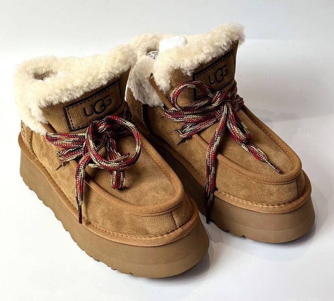 Угги Ugg женский замша бежевый 129820